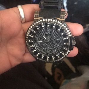 Geneva platinum watch